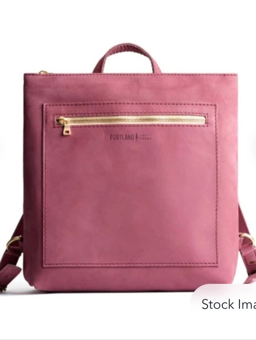 Portland Leather Good Tote Backpack Purse Large
